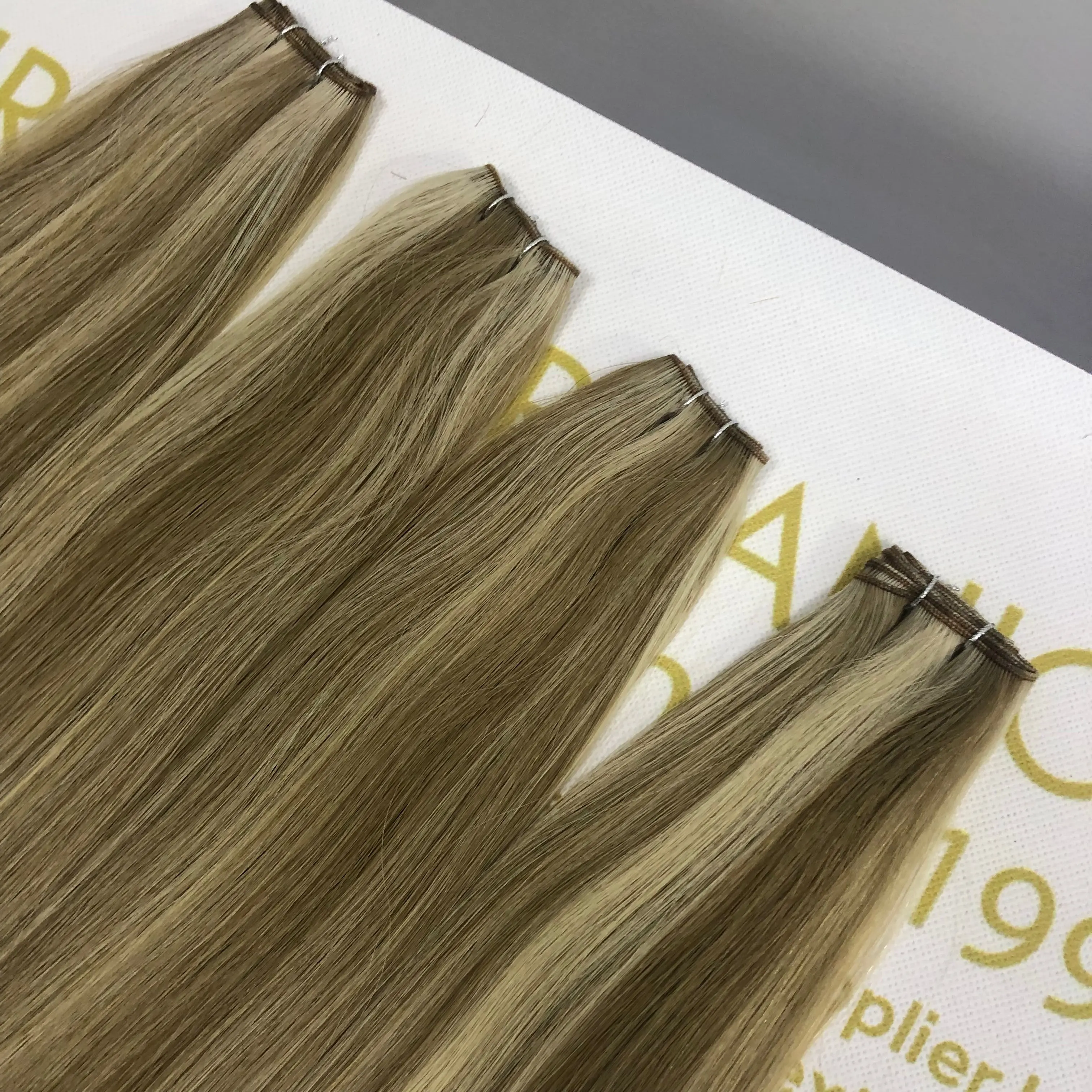 Popular 100% human full cuticle intact remy genius weft extensions L3